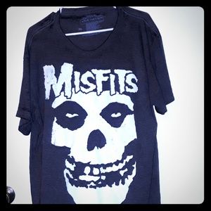 Mens XL misfits band tee